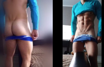 2 cams filming russian dad jerking off