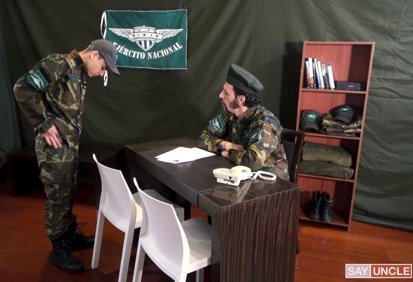 General catches private playing with a dildo fucks him with a bigger one joris leonard, rick lennon