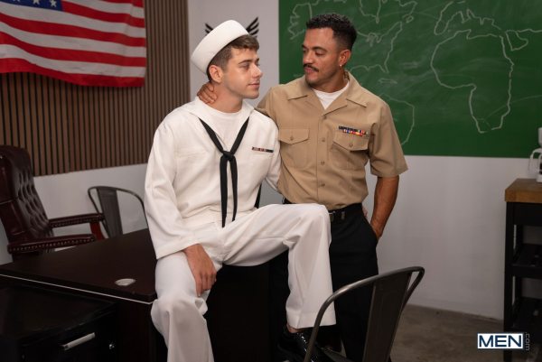 Boning the navy twink javao, joey mills