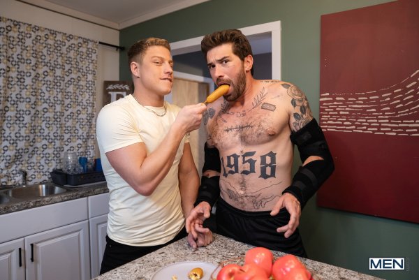 Straight buddy needs a hand chris damned logan aarons